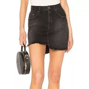 One Teaspoon Black Swan Mini Skirt Size 25